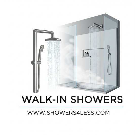 Curbed versus barrier-free showers