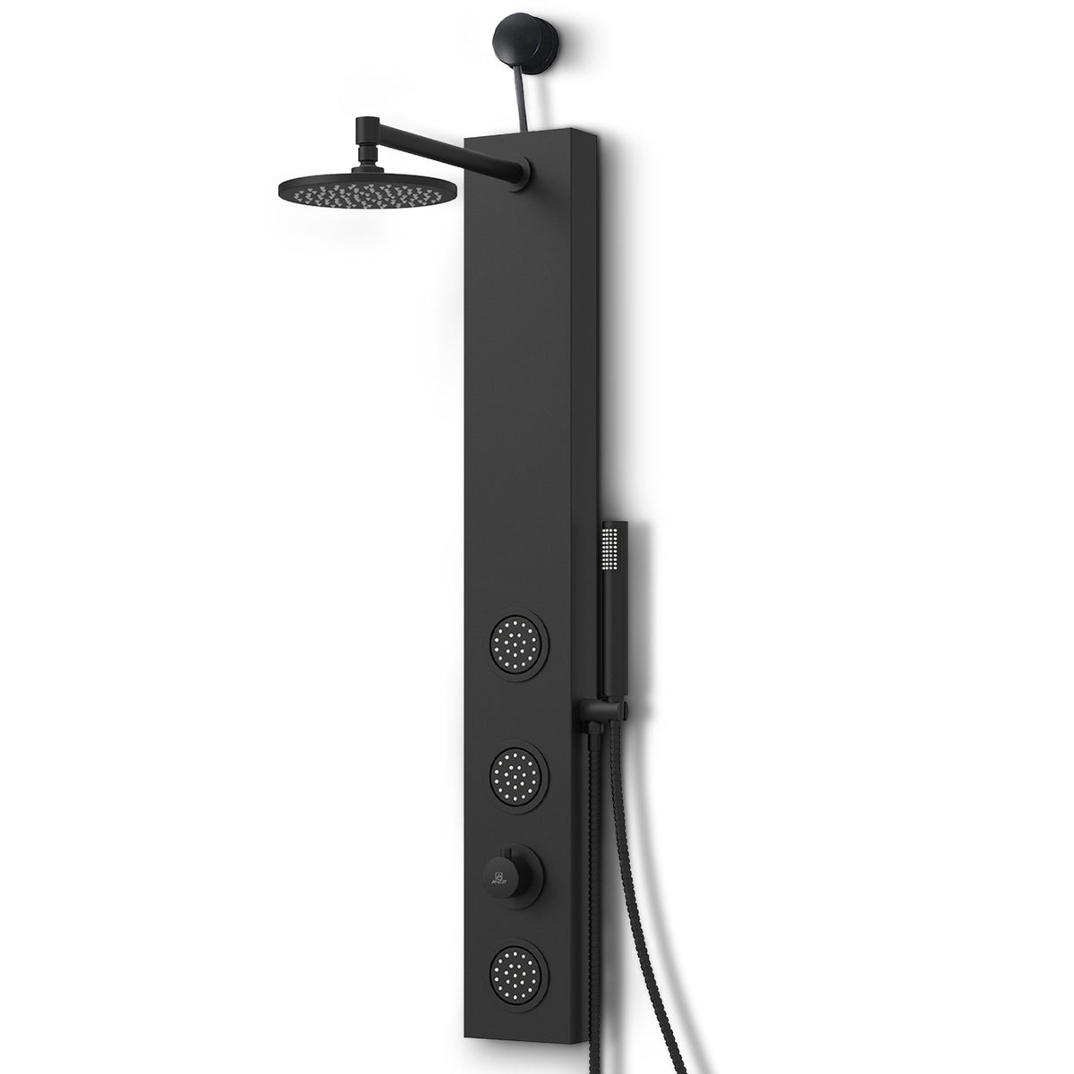 Shower Panel, Beverly Jetted Tower Heavy Spray Wand
