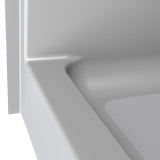 36 x 36 Single Piece Curbed Shower | 5.25" Curb Height | Smooth Finish | Walls/pan only