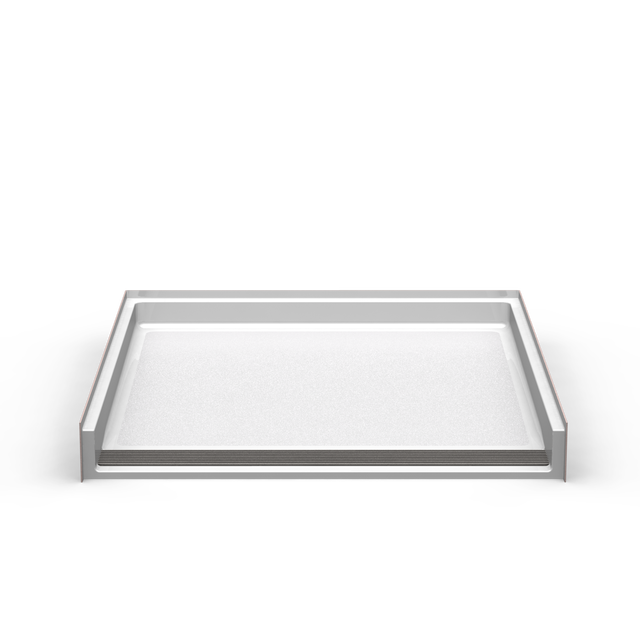 45" x 50" Roll In Shower Pan| Barrier Free Trench drain .75" up to 2" option