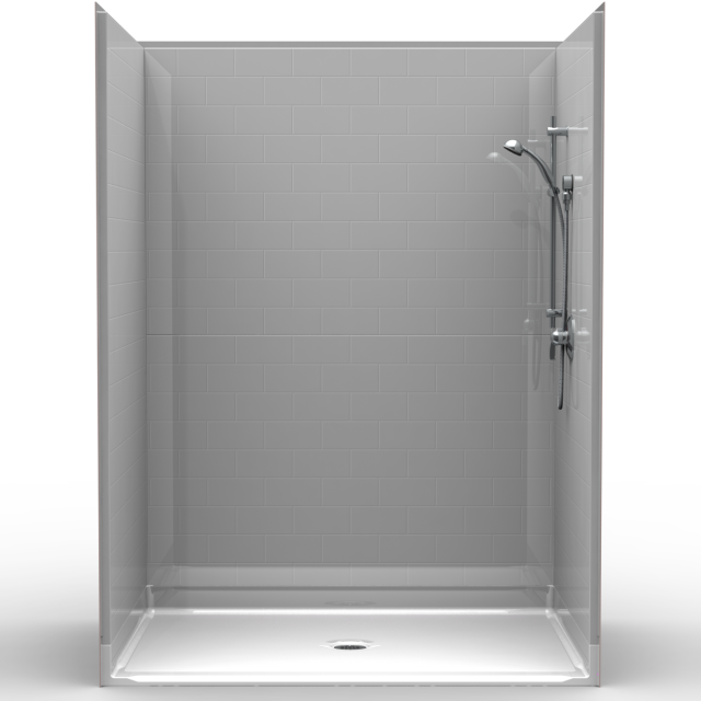 72" x 48" Barrier Free Shower | Shower Package | Bariatric