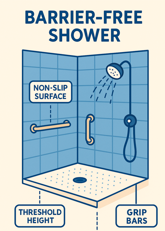 Buy a barrier-free shower
