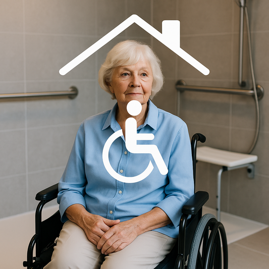 Low to no threshold showers for seniors 