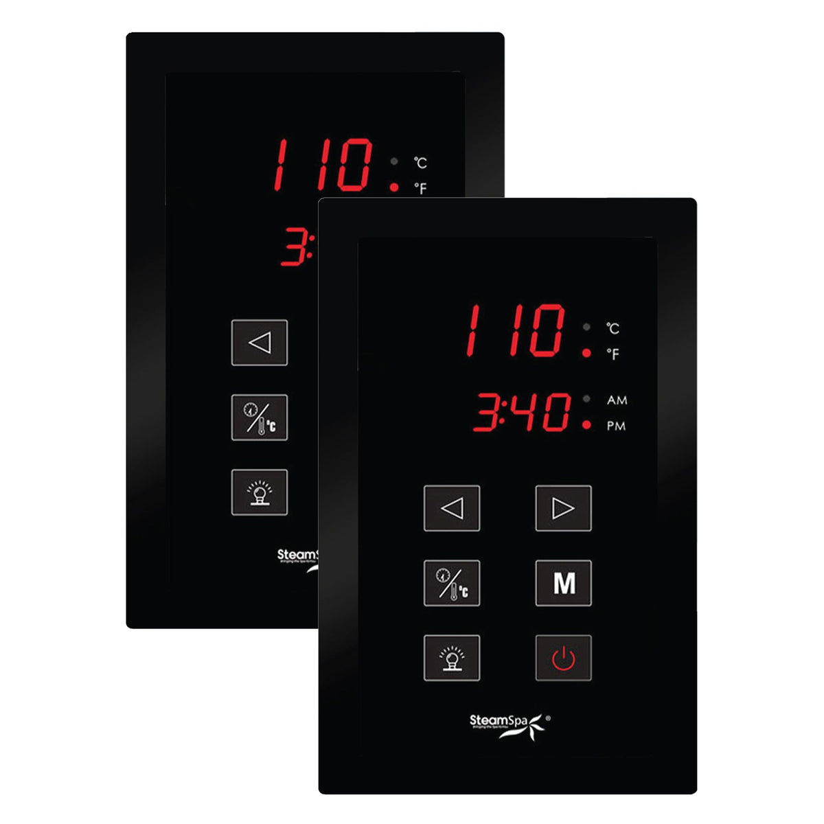 Steam Shower Accessory, Dual Touch Control