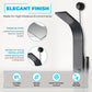 Cici Series 39 in. 2-Jetted Shower Tower with Heavy Rain Shower and Body Jets and Spray Wand