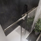 60 x 76 Frameless Shower Door, Rhodes Sliding Tsunami Guard
