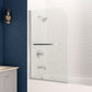 28 x 56 Tub Shower Door, Myth Frameless TSUNAMI GUARD in. with