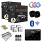 Steam Shower Generator, Full Package, Black Wireless Deluxe New Square Heads