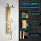 Shower Panel, Beverly Jetted Tower Heavy Spray Wand