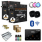 Steam Shower Generator, Full Package, Black Wireless Deluxe New Square Heads