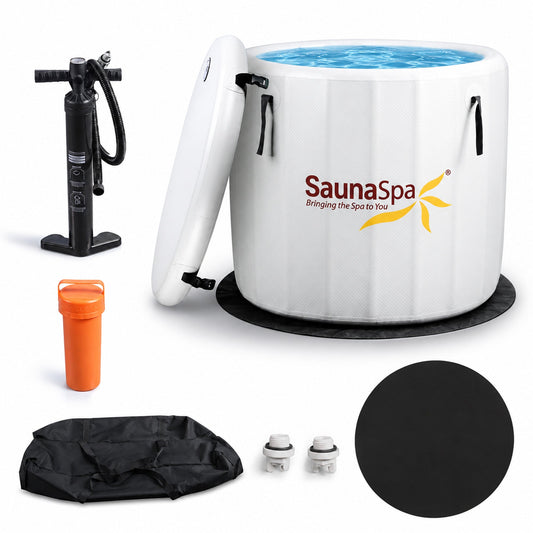 Cold Plunge Tub, Arctic Fox Person Inflatable