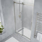60 x 76 Frameless Shower Door, Stellar Sliding Tsunami Guard