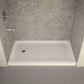 ANZZI Tier 60" x 32" Single Threshold Shower Pan, Durable Marine Grade Acrylic, cUPC Certified, 3-Wall Alcove Installati