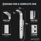 Shower Panel, VISOR Jetted Full Body