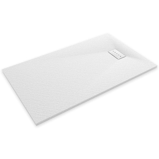 59 x 35 Shower Base, Pan Only, Barrier Free Curbless White and Slip-Resistant