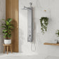 Beverly Series 43 in. 3-Jetted Shower Tower with Heavy Rain Shower and Body Jets and Spray Wand