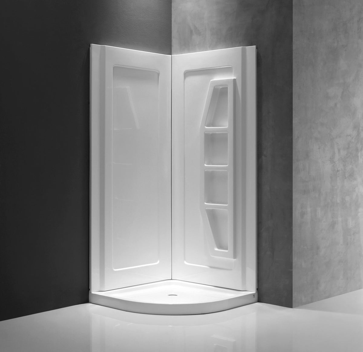 36 x 36 Shower Wall Panel, Walls Only, Gradient x DIY Friendly
