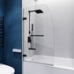 30 x 55 Tub Shower Door, Grand Frameless Hinged Clear Tsunami Guard