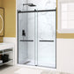 60 x 32 Frameless Shower Door, Pan Only, Kahn Alcove Sliding Combo