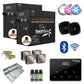 Steam Shower Generator, Full Package, Black Wireless Deluxe New Square Heads
