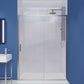 Halberd Series 47 to 48 in. x 72 in. Sliding Framed Shower Door  with Tsunami Guard Tempered Glass