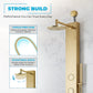 Beverly Series 43 in. 3-Jetted Shower Tower with Heavy Rain Shower and Body Jets and Spray Wand