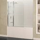 48 x 58 Tub Shower Door, Galleon Frameless TSUNAMI GUARD