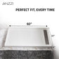 60 x 32 Frameless Shower Door, Pan Only, Kahn Alcove Sliding Combo