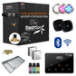 Steam Shower Generator, Full Package, Black Wireless Deluxe New Square Heads