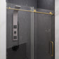 Madam Series 44 to 48 in. x 76 in. Sliding Frameless Shower Door with Tsunami Guard Tempered Glass