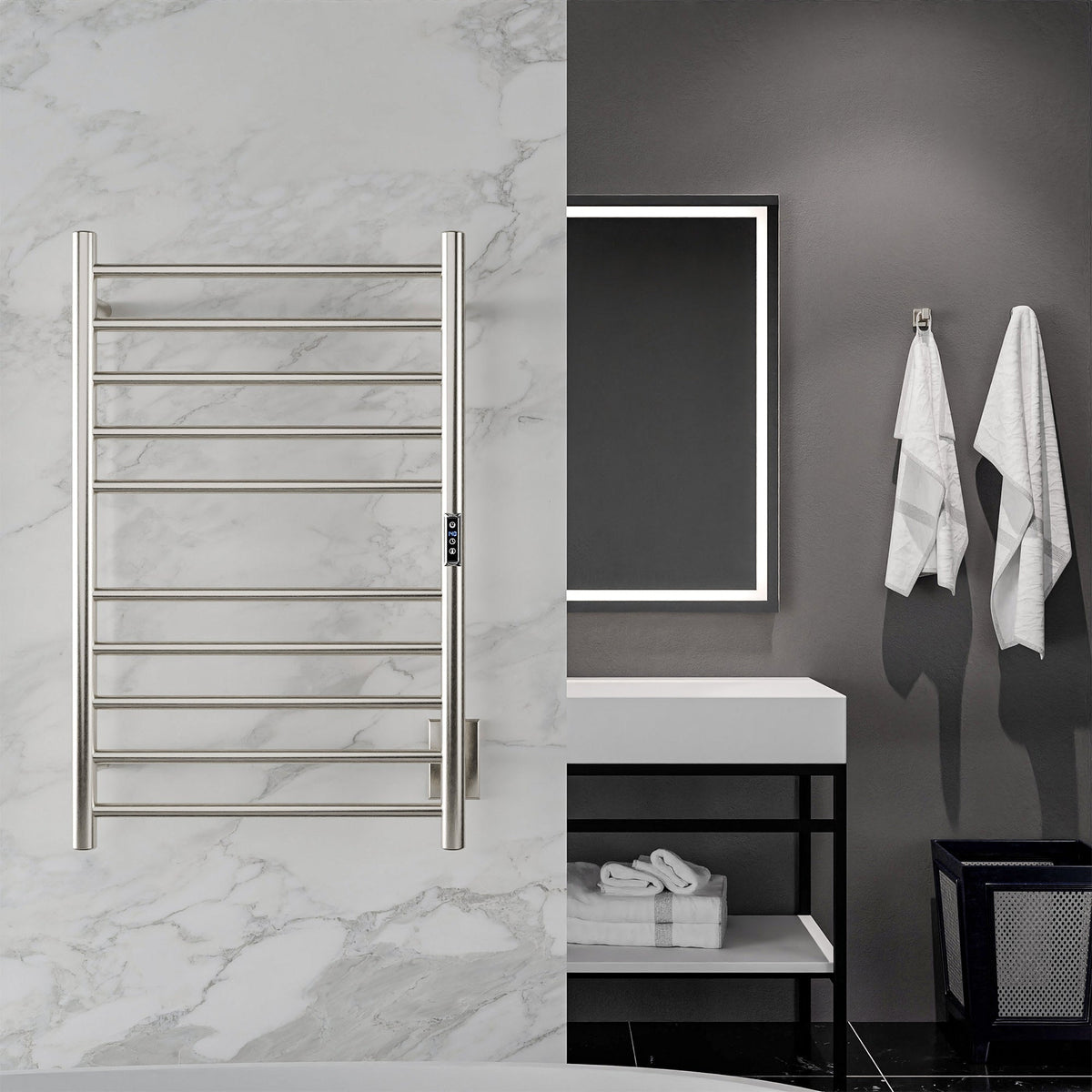 Towel Warmer, Bali Bar Mounted Electric