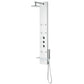 Donna Series 60 in. 6-Jetted Full Body Shower Panel with Heavy Rain Shower and Body Jets and Spray Wand in White