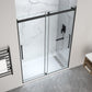 76 x 57 Framed Shower Door, Pan Only, Stellar Frameless Sliding Glass