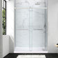 60 x 36 Frameless Shower Door, Pan Only, Kahn Extra Deep ANR