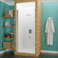 23 x 72 Semi-Frameless Shower Door, Lancer Hinged Frameless Tsunami Tempered Glass