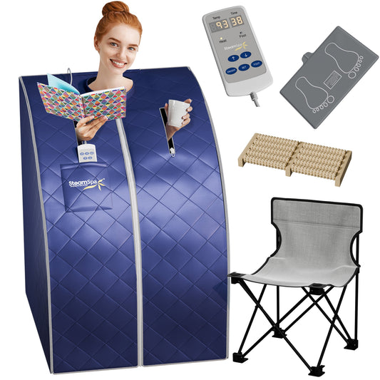 Portable Sauna, 1 Person Indoor PP Chair Blue