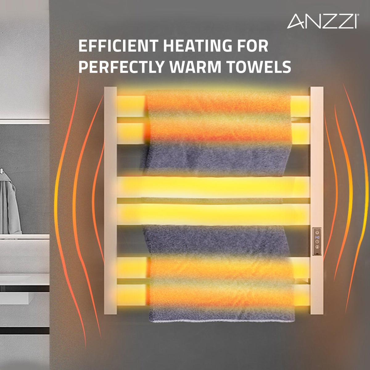 Towel Warmer, ANZZI Starling Bar Mounted