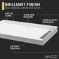 48 x 32 Frameless Shower Door, Pan Only, Kahn Alcove Sliding Combo