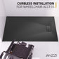 59 x 35 Shower Base, Pan Only, Barrier Free Curbless Black and Slip-Resistant