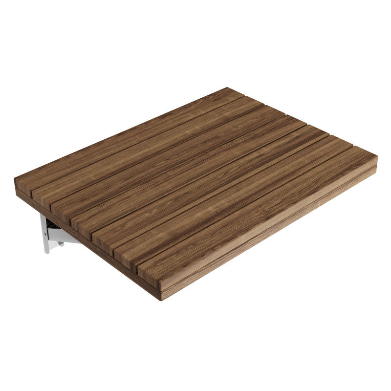 Shower Seat, Goreme Teak Mounted Folding in. Wall