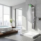 Shower Panel, Arc Jetted Full Body Stainless Steel