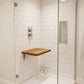 Shower Seat, Goreme Teak Mounted in. Wall