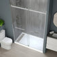 60 x 30 Frameless Shower Door, Pan Only, Kahn Alcove Sliding Combo