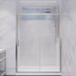 Halberd Series 47 to 48 in. x 72 in. Sliding Framed Shower Door  with Tsunami Guard Tempered Glass