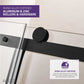 48 x 76 Frameless Shower Door, Rhodes Sliding Tsunami Guard