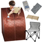 Portable Sauna, 1 Person Indoor PP Chair Brown