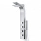 Shower Panel, Sans Jetted Full Body Brushed Steel
