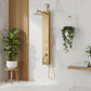 Beverly Series 43 in. 3-Jetted Shower Tower with Heavy Rain Shower and Body Jets and Spray Wand