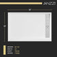 Alexander 60 in. L x 32 in. W Alcove Shower Pan Base with Left or Right Drain in Glossy White Marine Acrylic
