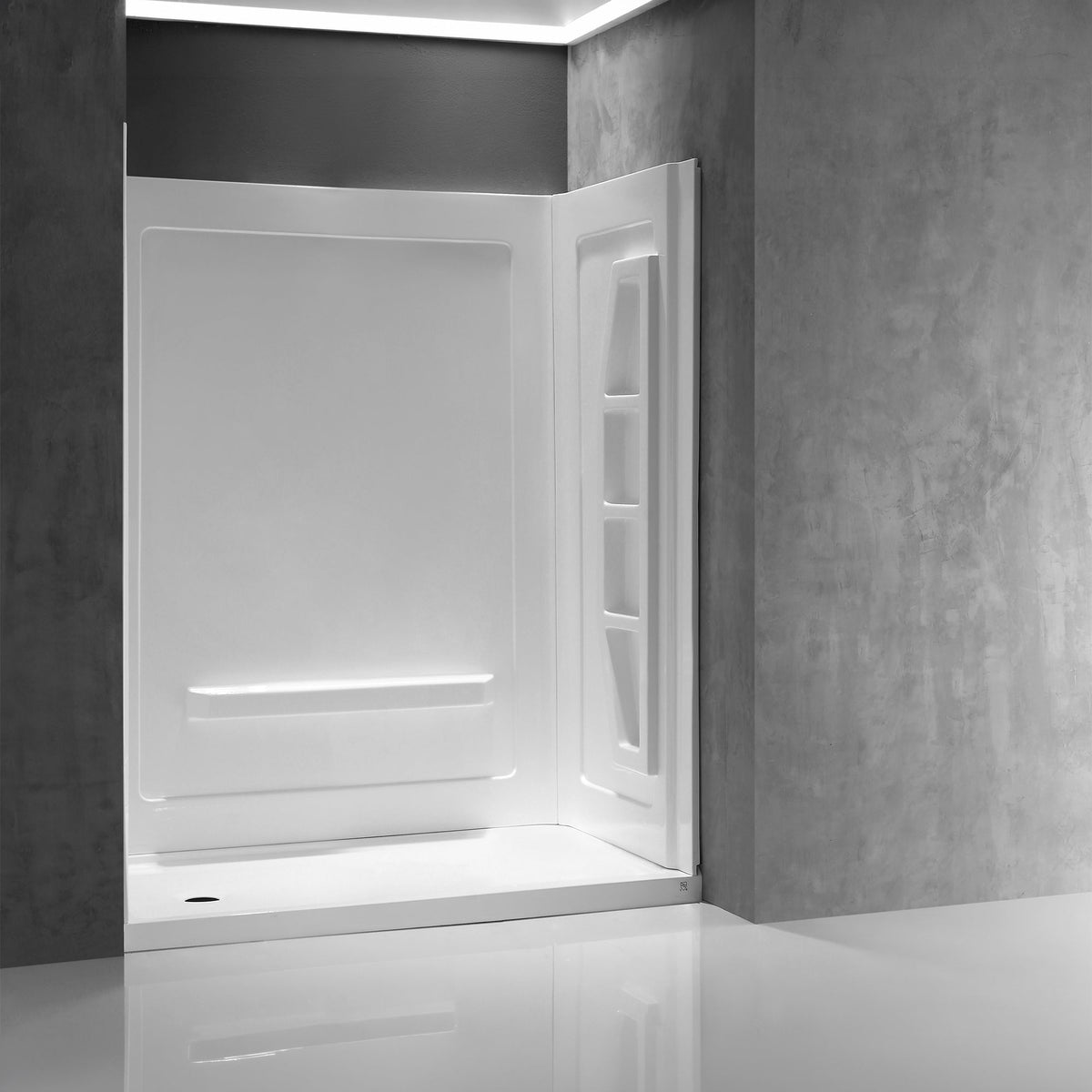 60 x 36 Shower Wall Panel, Walls Only, Forum x DIY Friendly